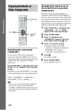 Предварительный просмотр 28 страницы Sony DAV-DZ7T Operating Instructions Manual