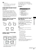 Preview for 63 page of Sony DAV-DZ7T Operating Instructions Manual