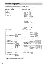 Preview for 104 page of Sony DAV-DZ7T Operating Instructions Manual