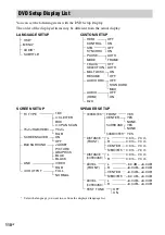 Предварительный просмотр 110 страницы Sony DAV-DZ830W Operating Instructions Manual