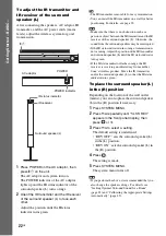 Preview for 22 page of Sony DAV-DZ850KW Operating Instructions Manual