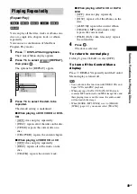 Preview for 49 page of Sony DAV-DZ850KW Operating Instructions Manual