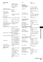 Preview for 103 page of Sony DAV-DZ850KW Operating Instructions Manual