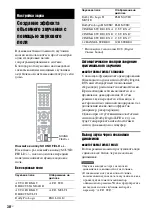 Предварительный просмотр 38 страницы Sony DAV-DZ850M (Russian) Руководство Пользователя