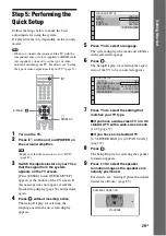 Предварительный просмотр 29 страницы Sony DAV-DZ870KW Operating Instructions Manual