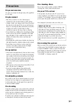 Preview for 3 page of Sony DAV-EA20 Operating Instructions Manual