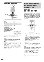 Preview for 22 page of Sony DAV-EA20 Operating Instructions Manual