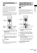 Preview for 23 page of Sony DAV-EA20 Operating Instructions Manual