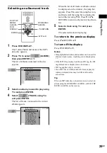 Preview for 25 page of Sony DAV-EA20 Operating Instructions Manual