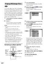 Preview for 26 page of Sony DAV-EA20 Operating Instructions Manual