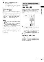 Preview for 29 page of Sony DAV-EA20 Operating Instructions Manual