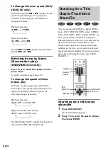 Preview for 32 page of Sony DAV-EA20 Operating Instructions Manual