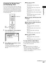 Preview for 37 page of Sony DAV-EA20 Operating Instructions Manual