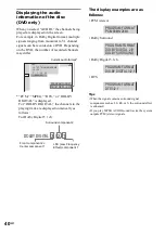 Preview for 40 page of Sony DAV-EA20 Operating Instructions Manual