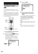 Preview for 44 page of Sony DAV-EA20 Operating Instructions Manual