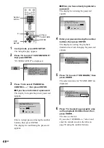 Preview for 48 page of Sony DAV-EA20 Operating Instructions Manual