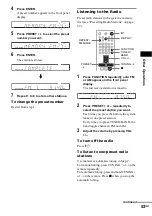 Preview for 53 page of Sony DAV-EA20 Operating Instructions Manual