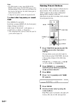 Preview for 54 page of Sony DAV-EA20 Operating Instructions Manual