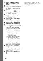 Preview for 28 page of Sony DAV-F200 Operating Instructions Manual