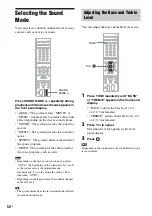 Предварительный просмотр 52 страницы Sony DAV-F200 Operating Instructions Manual