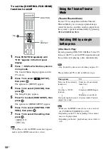 Предварительный просмотр 58 страницы Sony DAV-F200 Operating Instructions Manual