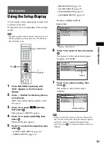 Предварительный просмотр 73 страницы Sony DAV-F200 Operating Instructions Manual