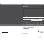 Preview for 1 page of Sony DAV-F500 Operating Instructions Manual