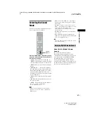 Preview for 61 page of Sony DAV-F500 Operating Instructions Manual