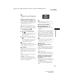 Preview for 91 page of Sony DAV-F500 Operating Instructions Manual