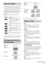 Предварительный просмотр 7 страницы Sony DAV-FC7 - Dvd Dream System Operating Instructions Manual