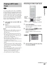 Предварительный просмотр 29 страницы Sony DAV-FC7 - Dvd Dream System Operating Instructions Manual