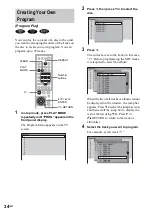 Предварительный просмотр 34 страницы Sony DAV-FC7 - Dvd Dream System Operating Instructions Manual