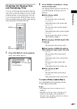 Предварительный просмотр 43 страницы Sony DAV-FC7 - Dvd Dream System Operating Instructions Manual