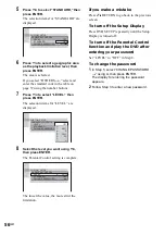 Предварительный просмотр 56 страницы Sony DAV-FC7 - Dvd Dream System Operating Instructions Manual