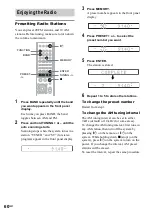 Предварительный просмотр 60 страницы Sony DAV-FC7 - Dvd Dream System Operating Instructions Manual