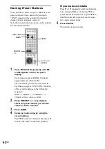 Предварительный просмотр 62 страницы Sony DAV-FC7 - Dvd Dream System Operating Instructions Manual