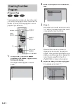 Предварительный просмотр 34 страницы Sony DAV-FC9 - Dvd Dream System Operating Instructions Manual