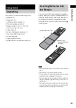 Предварительный просмотр 13 страницы Sony DAV-FX10 - Dvd Dream System Operating Instructions Manual