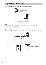 Предварительный просмотр 20 страницы Sony DAV-FX10 - Dvd Dream System Operating Instructions Manual