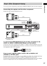 Предварительный просмотр 25 страницы Sony DAV-FX10 - Dvd Dream System Operating Instructions Manual