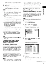 Предварительный просмотр 33 страницы Sony DAV-FX10 - Dvd Dream System Operating Instructions Manual