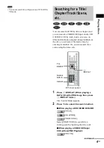 Предварительный просмотр 47 страницы Sony DAV-FX10 - Dvd Dream System Operating Instructions Manual