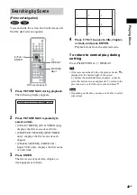 Предварительный просмотр 49 страницы Sony DAV-FX10 - Dvd Dream System Operating Instructions Manual