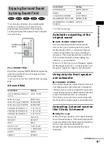 Предварительный просмотр 55 страницы Sony DAV-FX10 - Dvd Dream System Operating Instructions Manual