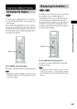 Предварительный просмотр 59 страницы Sony DAV-FX10 - Dvd Dream System Operating Instructions Manual