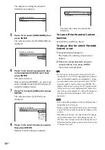 Предварительный просмотр 62 страницы Sony DAV-FX10 - Dvd Dream System Operating Instructions Manual