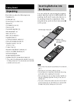 Предварительный просмотр 13 страницы Sony DAV-FX100W - Wireless Dvd Dream System Operating Instructions Manual