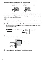 Предварительный просмотр 22 страницы Sony DAV-FX100W - Wireless Dvd Dream System Operating Instructions Manual