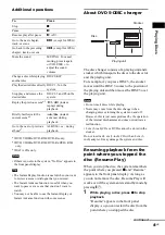 Предварительный просмотр 41 страницы Sony DAV-FX100W - Wireless Dvd Dream System Operating Instructions Manual