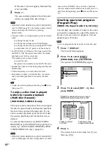 Предварительный просмотр 42 страницы Sony DAV-FX100W - Wireless Dvd Dream System Operating Instructions Manual